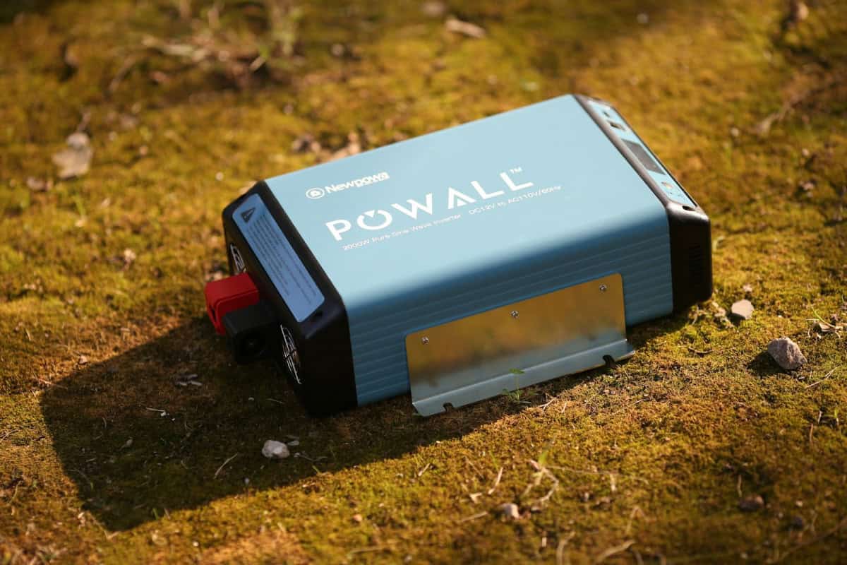 a small inverter on the ground